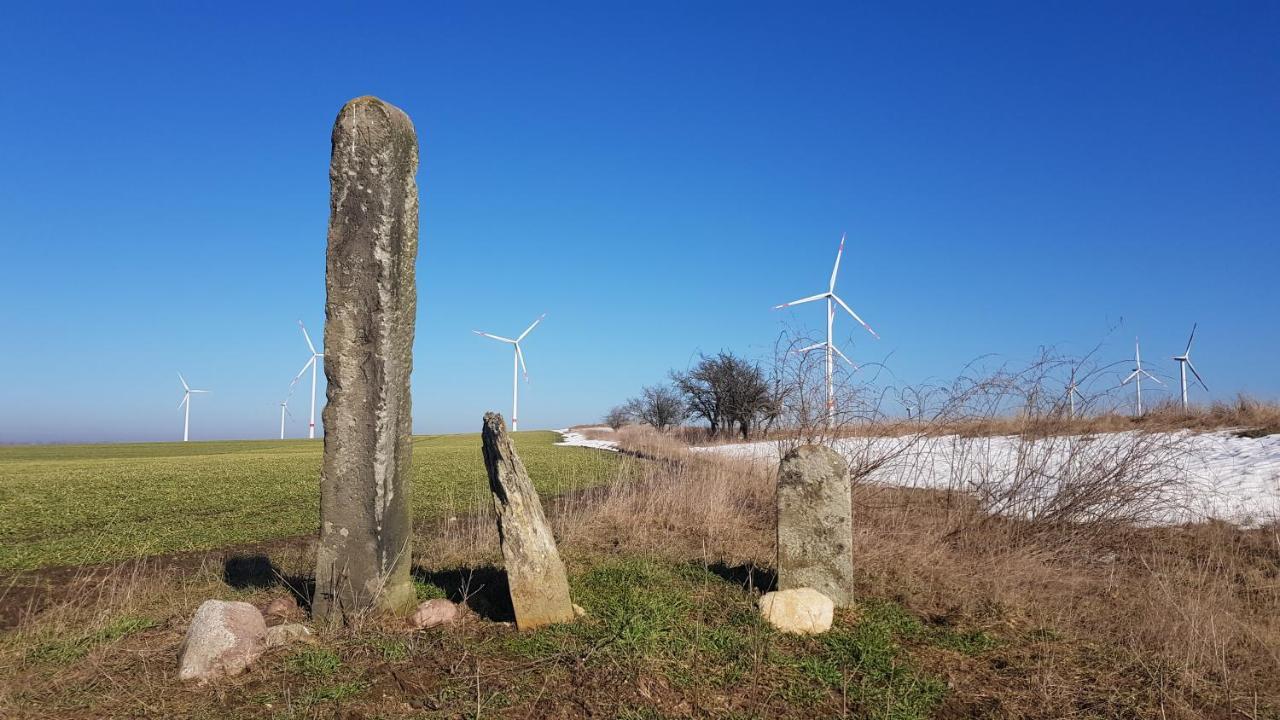 Zimmervermietung Zahn Baalberge Buitenkant foto